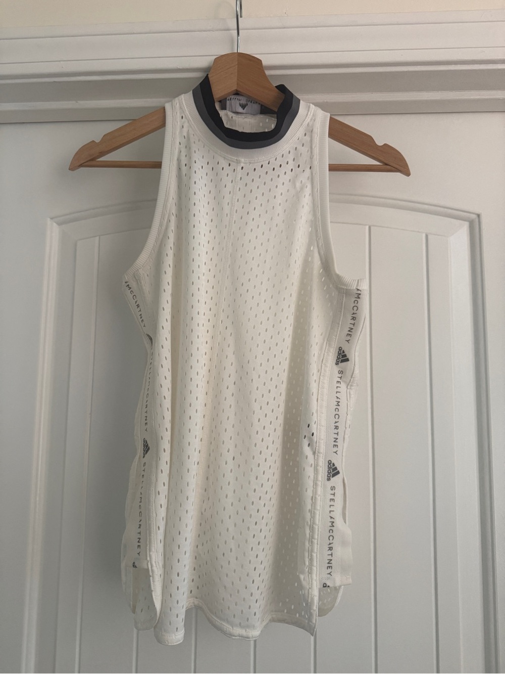 Stella McCartney/Adidas White Mesh Sleeveless Tank Size XS